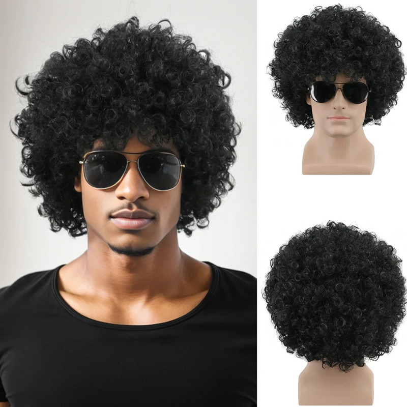 Women'S Accessories In The 70S - Peruka Afro Unisex z Dużymi Kręconymi