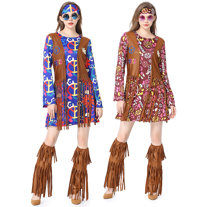Women'S Accessories In The 70S - Halloweenowa Sukienka Disco Lata 70. 60.