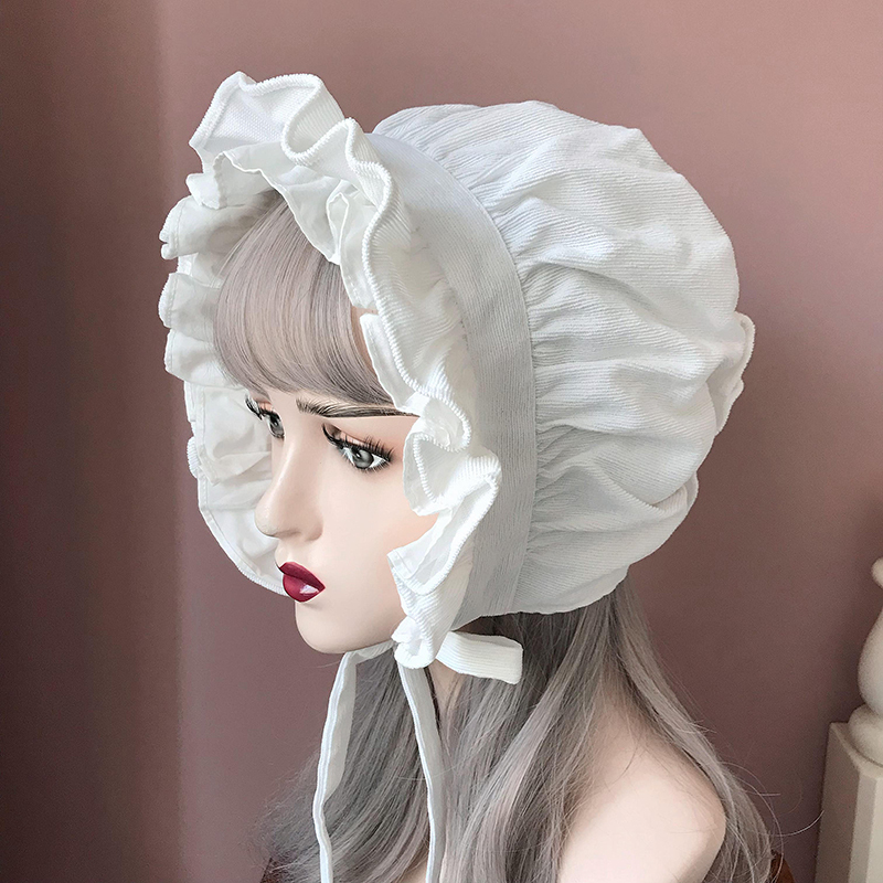 Women'S Victorian Era Accessories - Pokojówka kapelusz z daszkiem Lolita dziewczyna