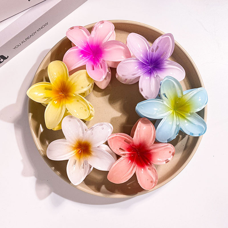 Women Accessories Wholesale China - 1/6PCS 8CM Kobiety Kwiatowe spinki do