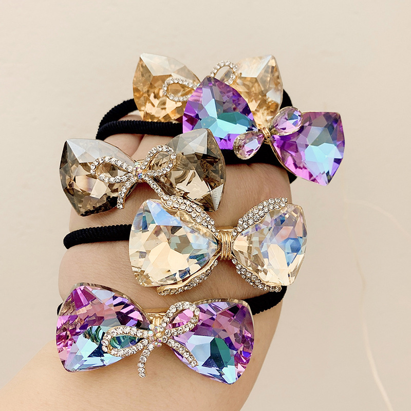 Women Accessories Wholesale China - Błyszczące barokowe luksusowe elastyczne gumki do