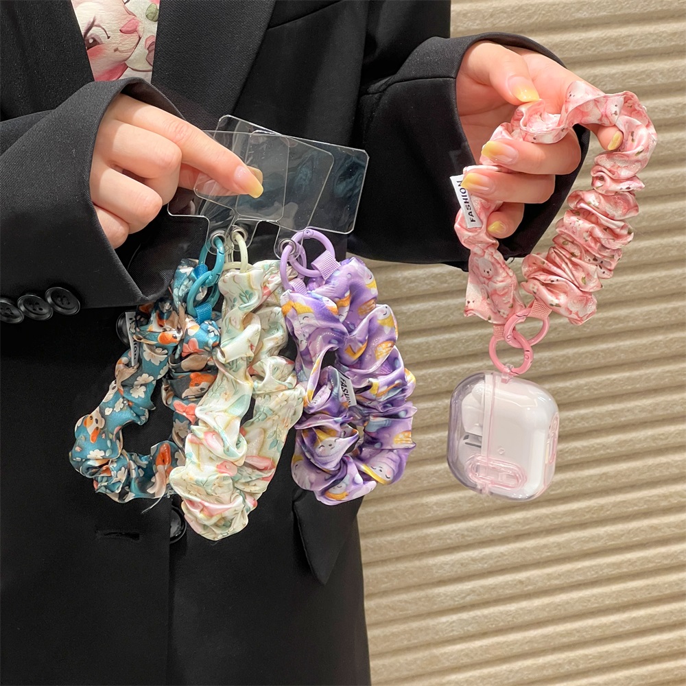 Women'S Key Accessories - Damskie jedwabne satynowe gumki do włosów,