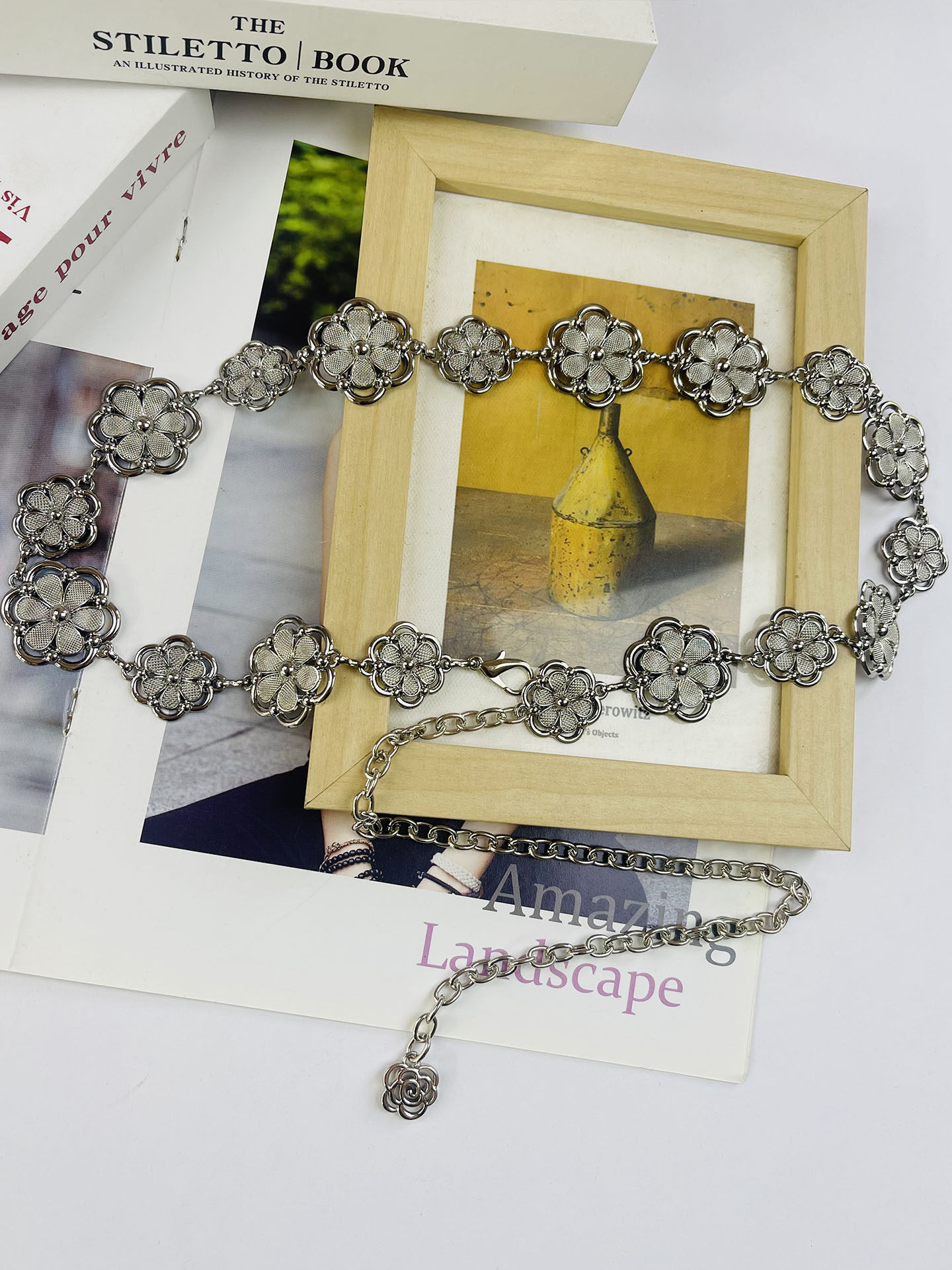 Women'S Jeans Accessories Chain - 1 szt. Damski łańcuszek na talię,