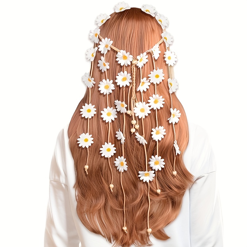 Women'S Accessories In The 70S - Opaska w stylu hippie w kwiaty,