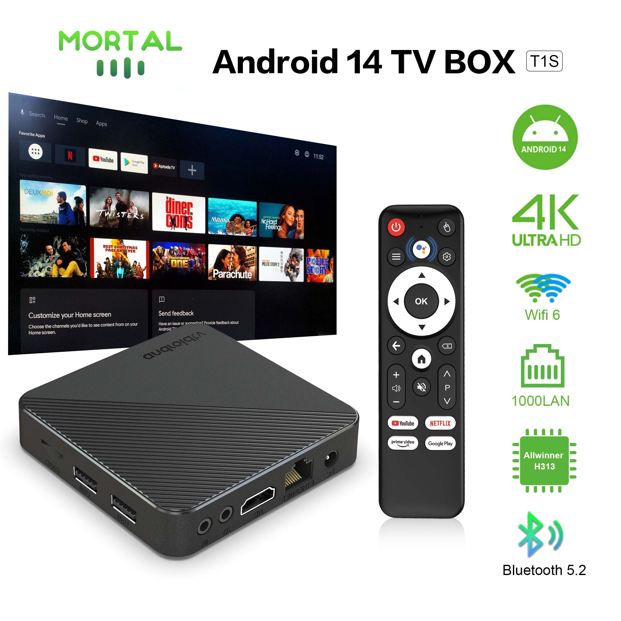 Women Accessories Pandora - Android14 Smart Home Theater TV Box