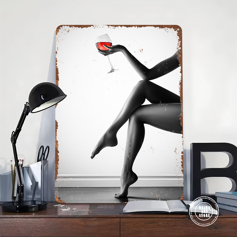 Elegancka Kobieta z Kieliszkie – Women Accessories Poster recenzja i cena