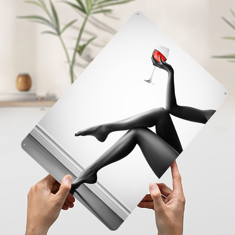 Elegancka Kobieta z Kieliszkie – Women Accessories Poster recenzja i cena