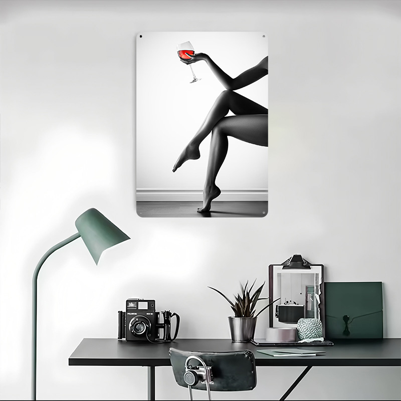 Elegancka Kobieta z Kieliszkie – Women Accessories Poster recenzja i cena