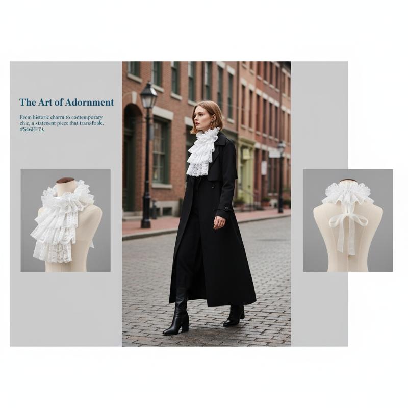 Elegancki odpinany koronkowy ż – Women'S Victorian Era Accessories recenzja i cena