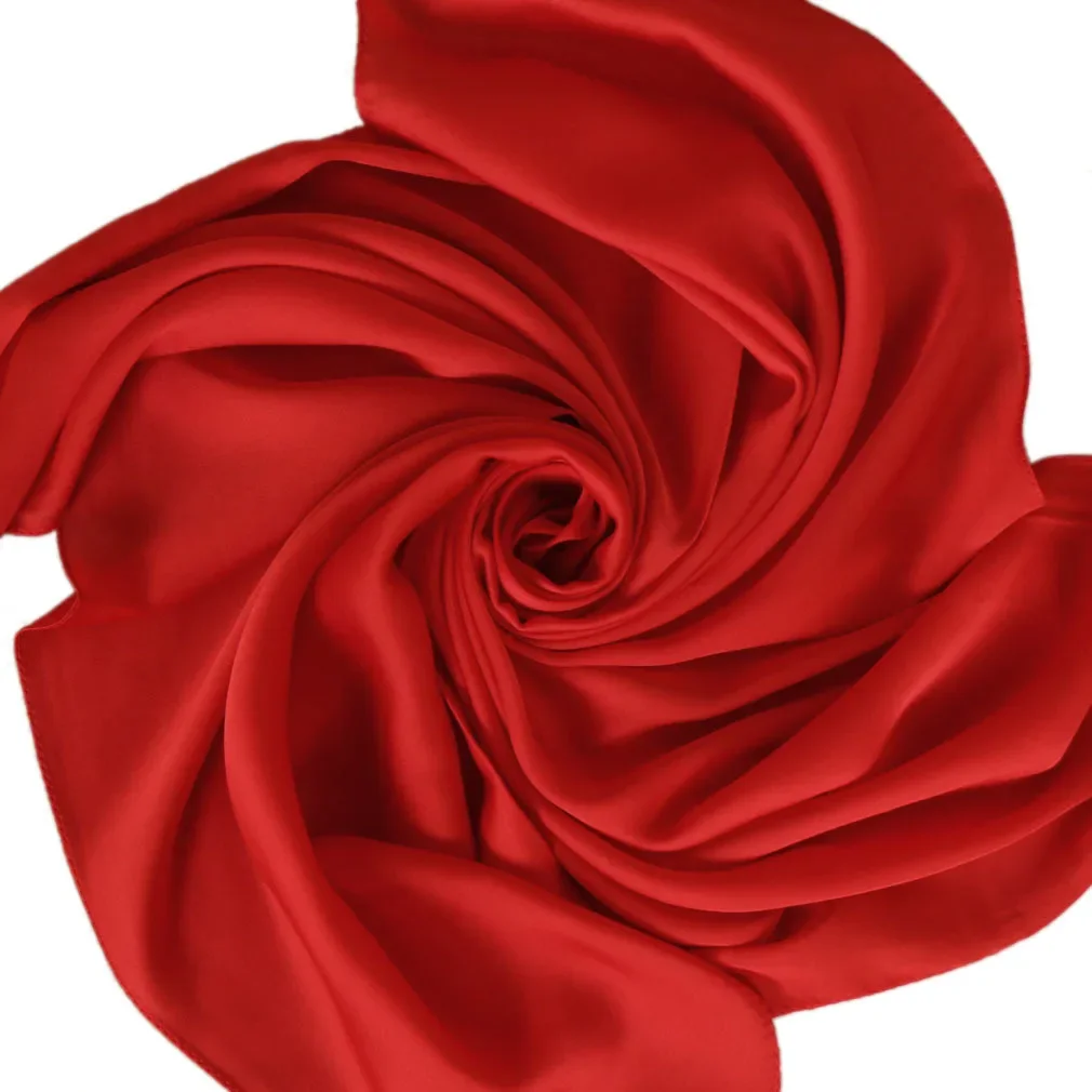 Satynowy szalik damski 70 cm,  – Women Accessories Wholesale China recenzja i cena