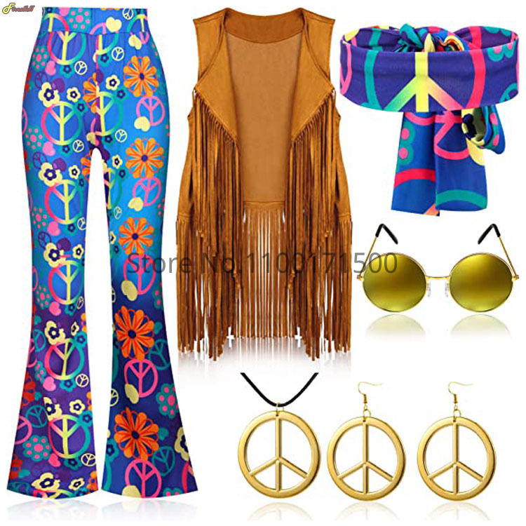 2023 kostium Halloween hipis d – Women'S Accessories In The 70S recenzja i cena