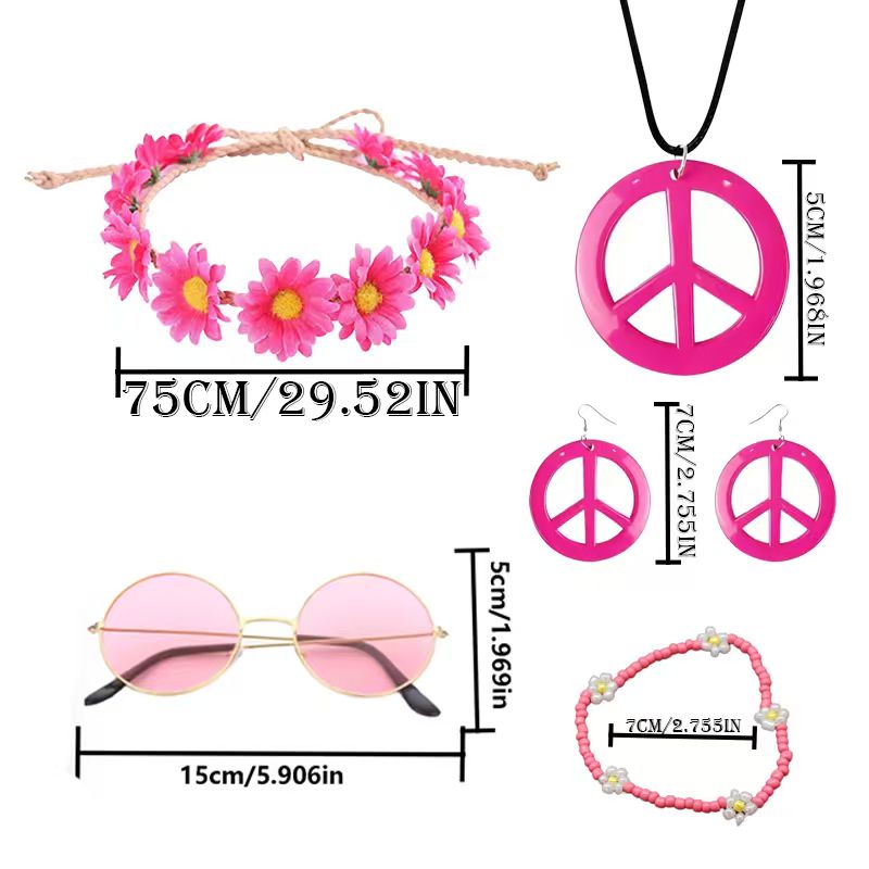 Zestaw akcesoriów do kostiumu  – Women'S Accessories In The 70S recenzja i cena