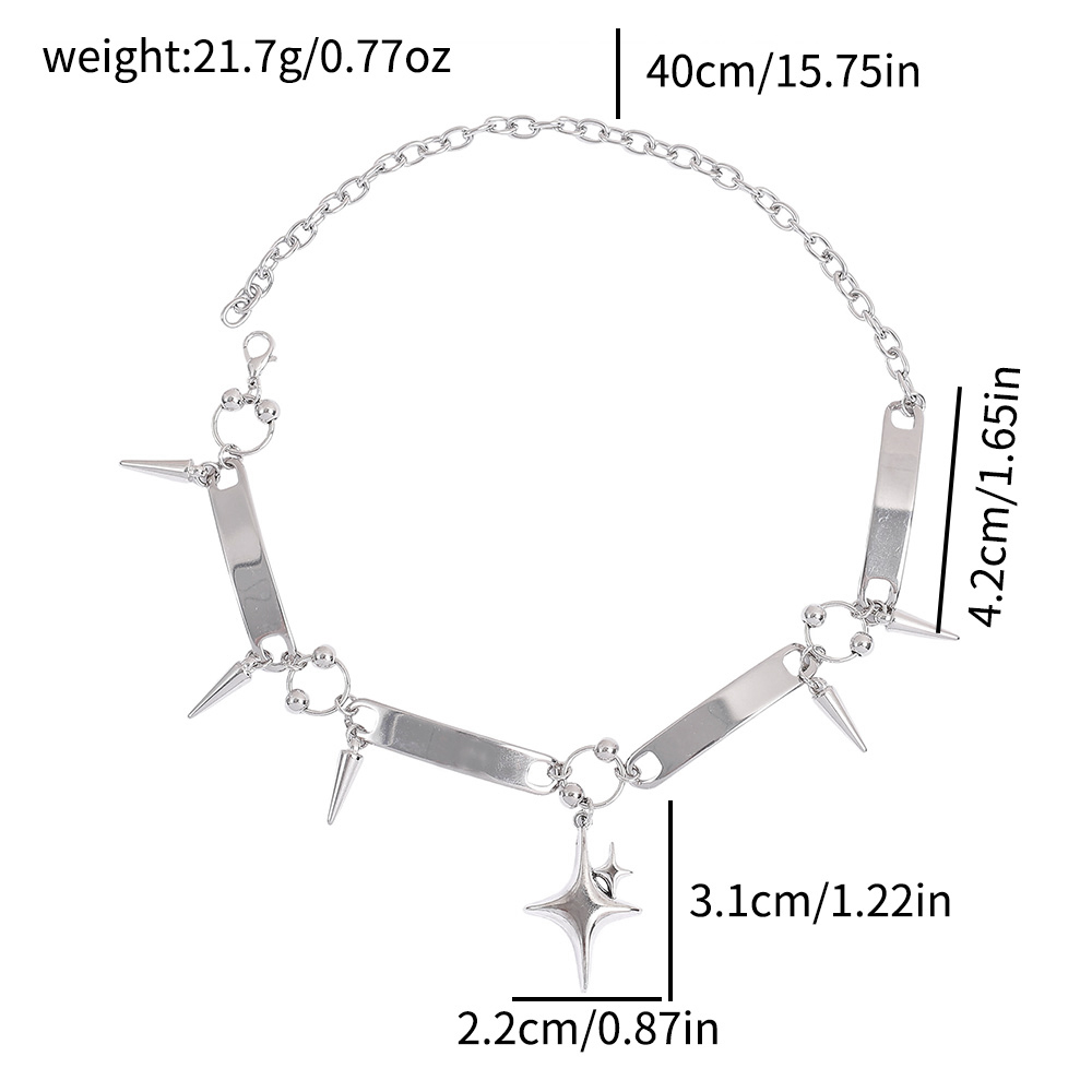 Punkowy choker z nitami, biżut – Women'S Accessories Designer recenzja i cena