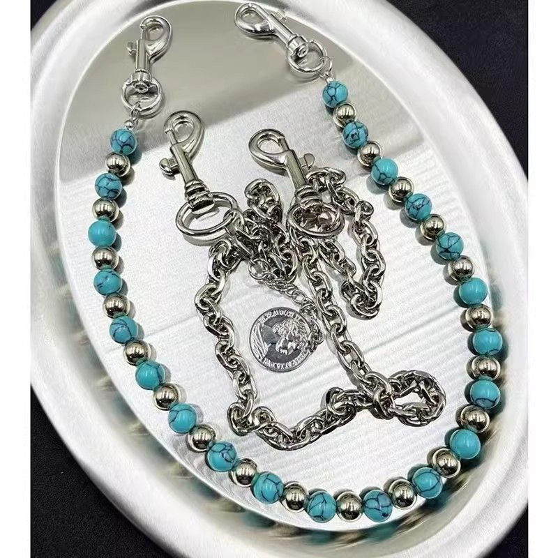 Metalowe Punk Rockowe Warstwow – Women'S Jeans Accessories Chain recenzja i cena