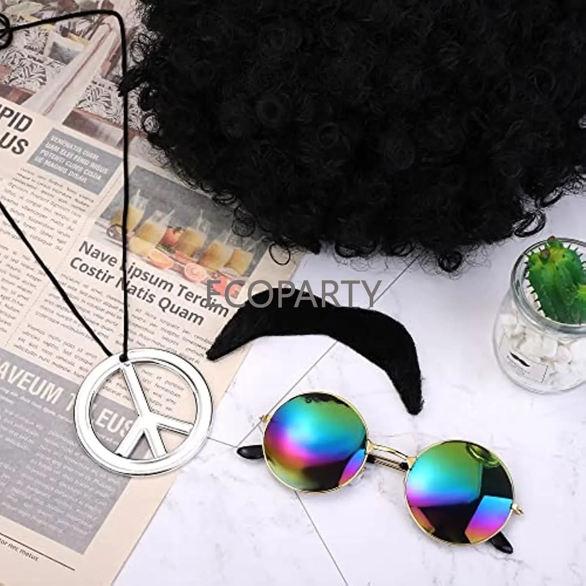 Akcesoria do kostiumu hippie L – Women'S Accessories In The 70S recenzja i cena