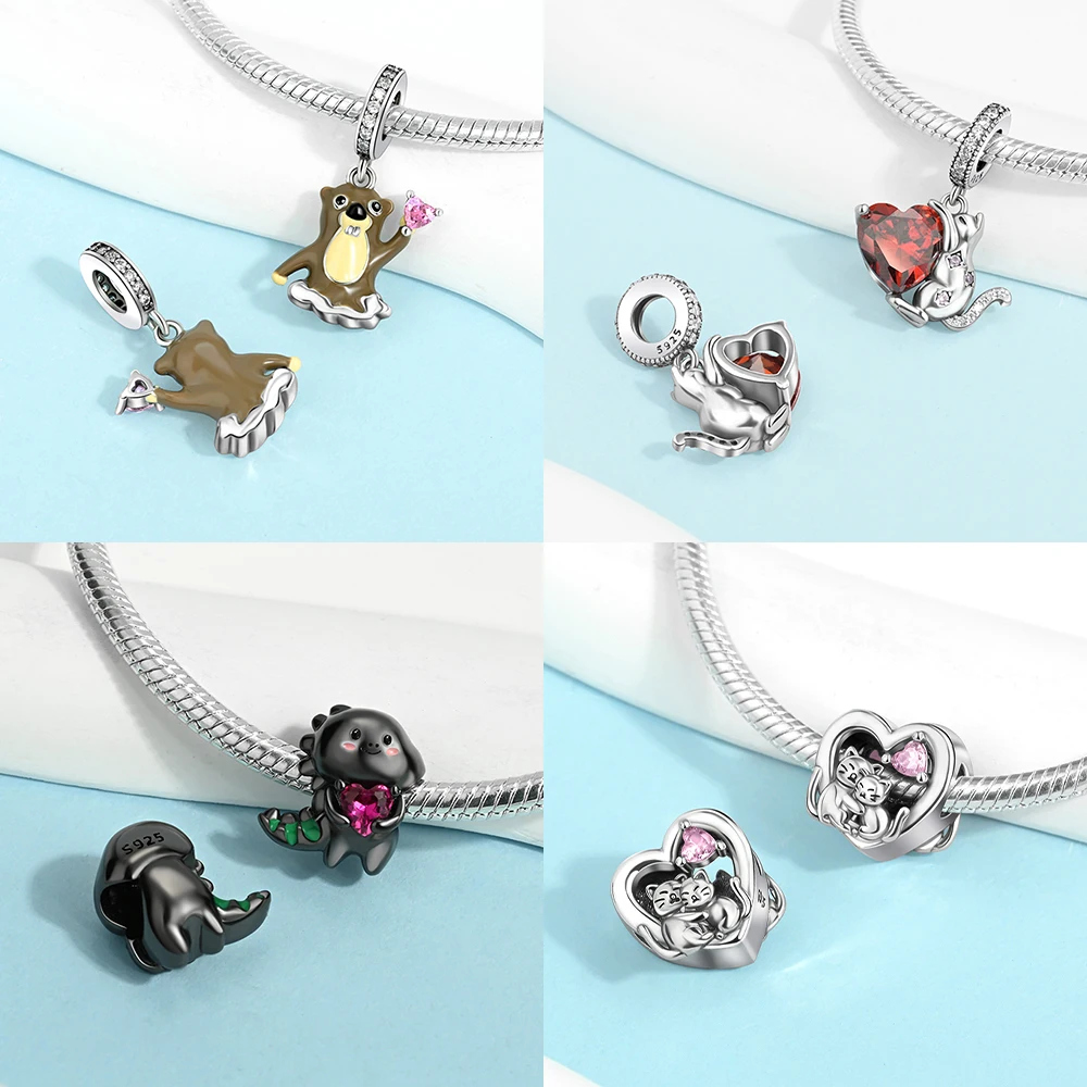 Nowy 925 Sterling Silver Cute  – Women Accessories Pandora recenzja i cena