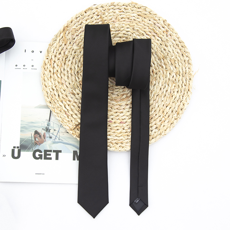 Nowe klasyczne czarne krawaty  – Women Accessories Business recenzja i cena