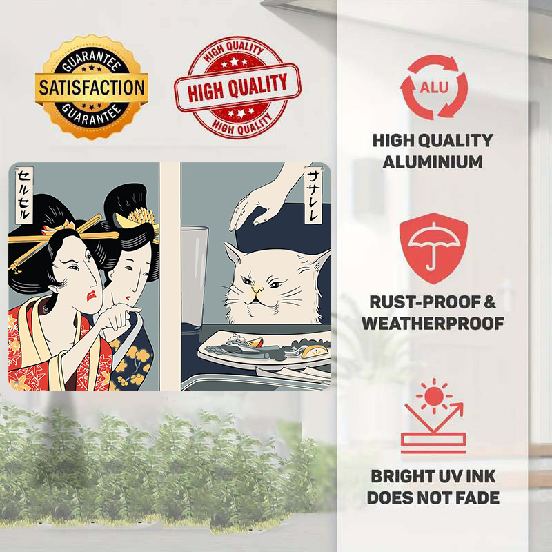 Kobieta krzycząca na kota, pla – Women Accessories Poster recenzja i cena