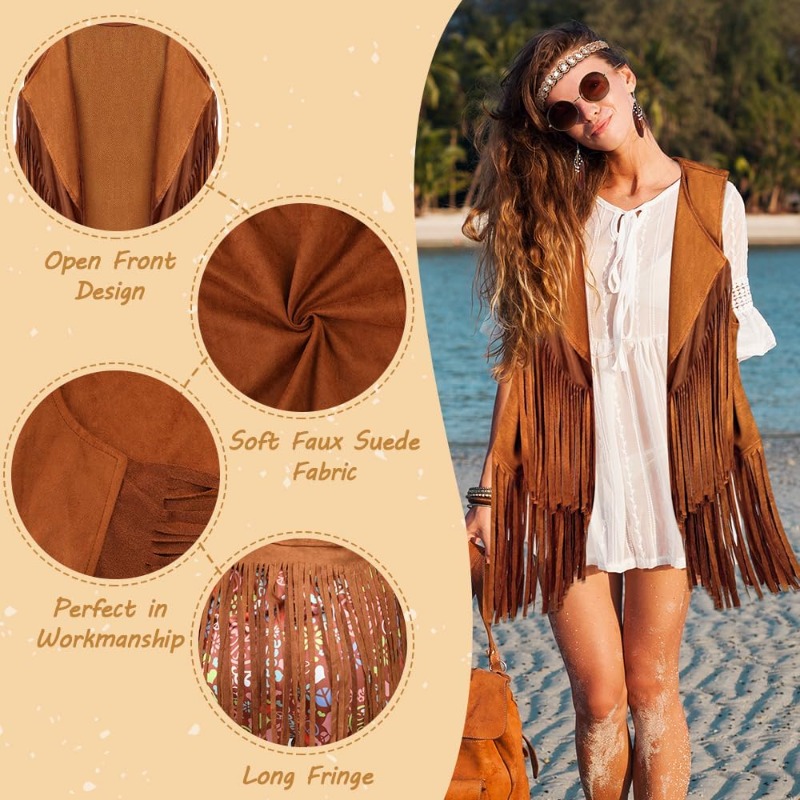 5 szt. Akcesoriów do kostiumu  – Women'S Accessories In The 70S recenzja i cena