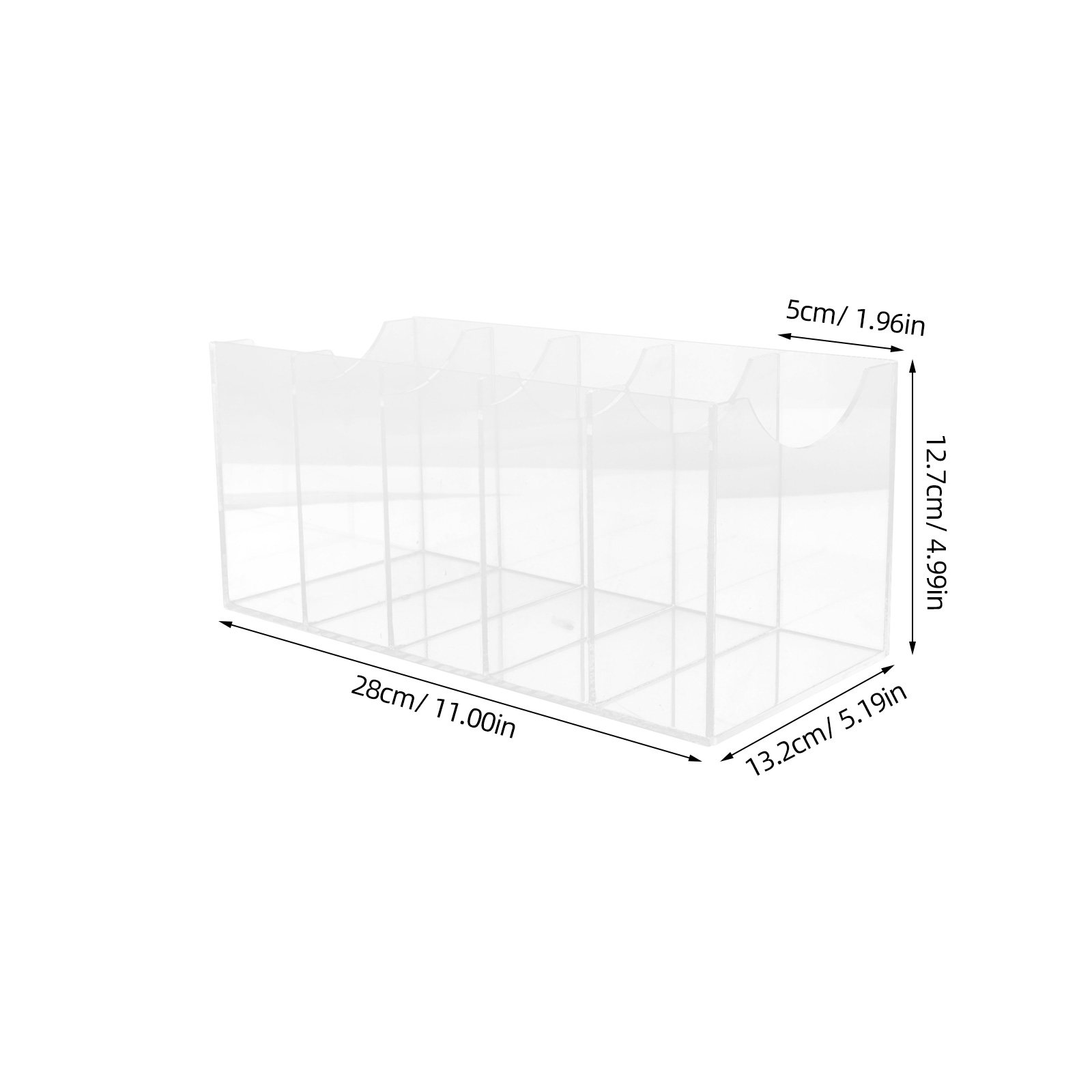 5-przedziałowy przezroczysty o – Women Accessories Organizer recenzja i cena