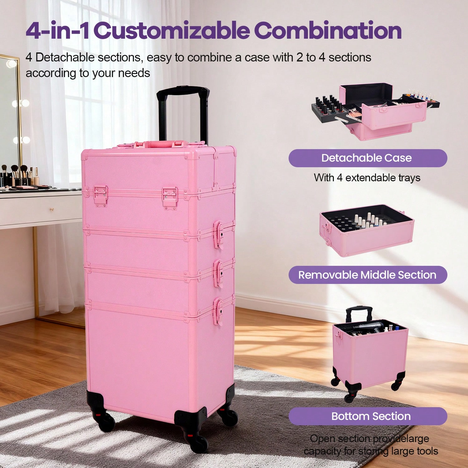 Profesjonalny kosmetyczny kufe – Women Accessories Organizer recenzja i cena