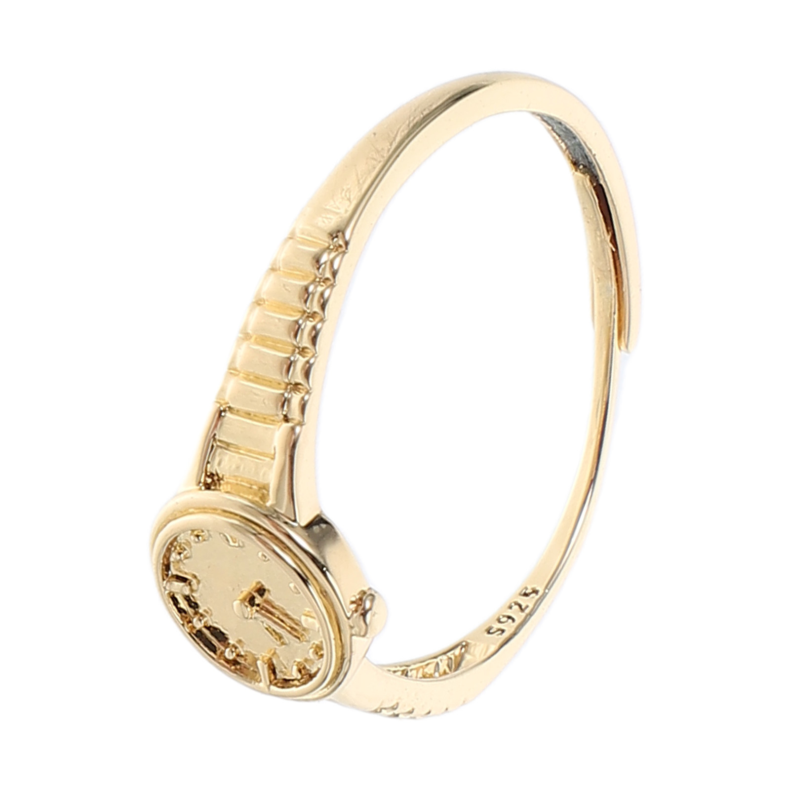 Mini złoty pierścionek w kszta – Women'S Accessories To Wear With Watch recenzja i cena