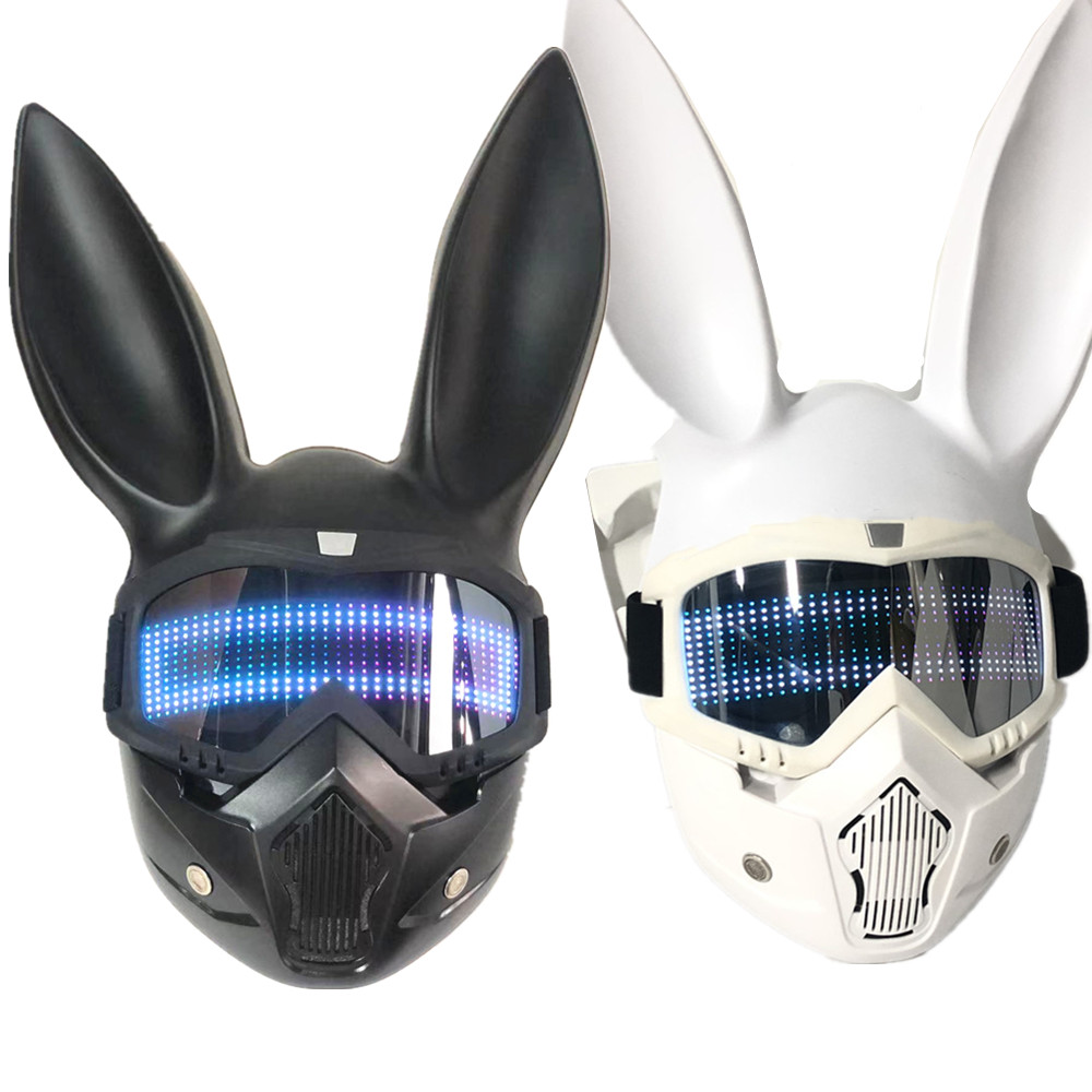 Maska LED na Halloween Królicz – Women Accessories App recenzja i cena