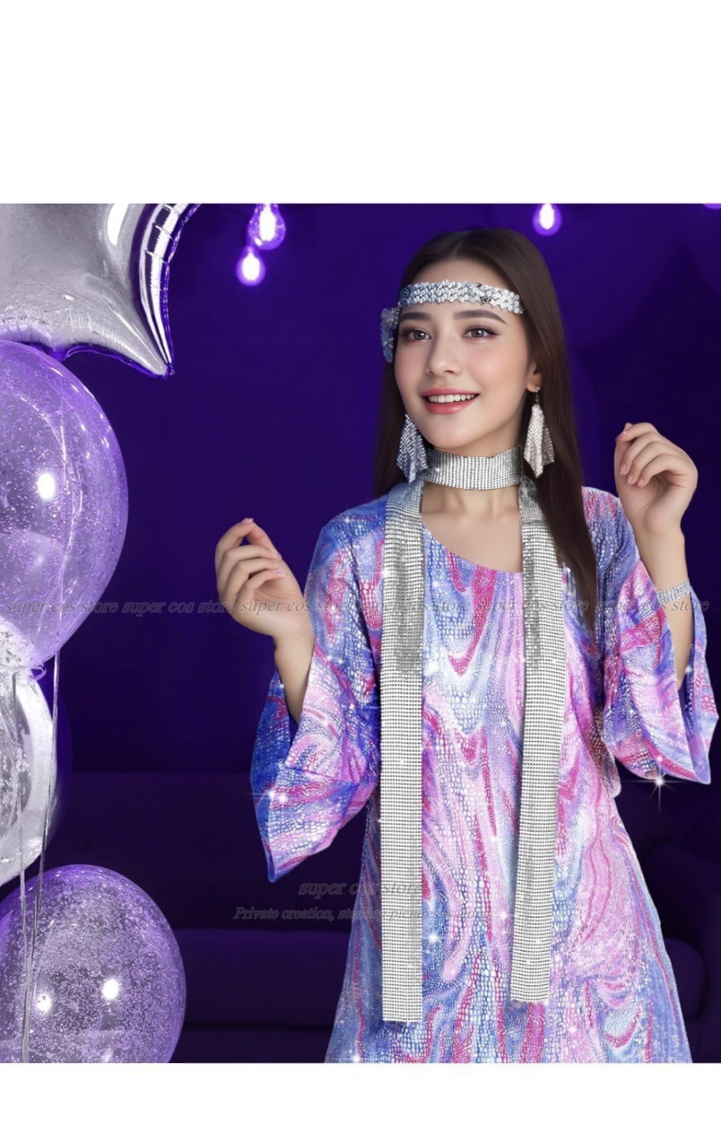 Kostium damski Disco z lat 70. – Women'S Accessories In The 70S recenzja i cena