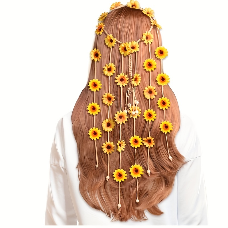 Opaska w stylu hippie w kwiaty – Women'S Accessories In The 70S recenzja i cena