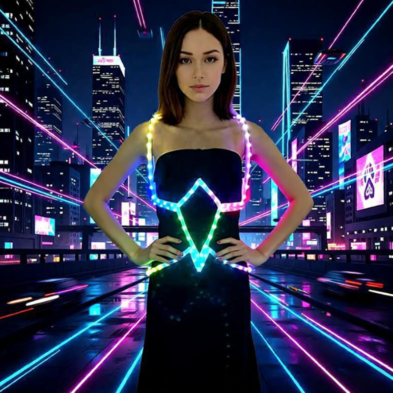 Świecący Kolorowy Pas Unisex D – Women Accessories App recenzja i cena
